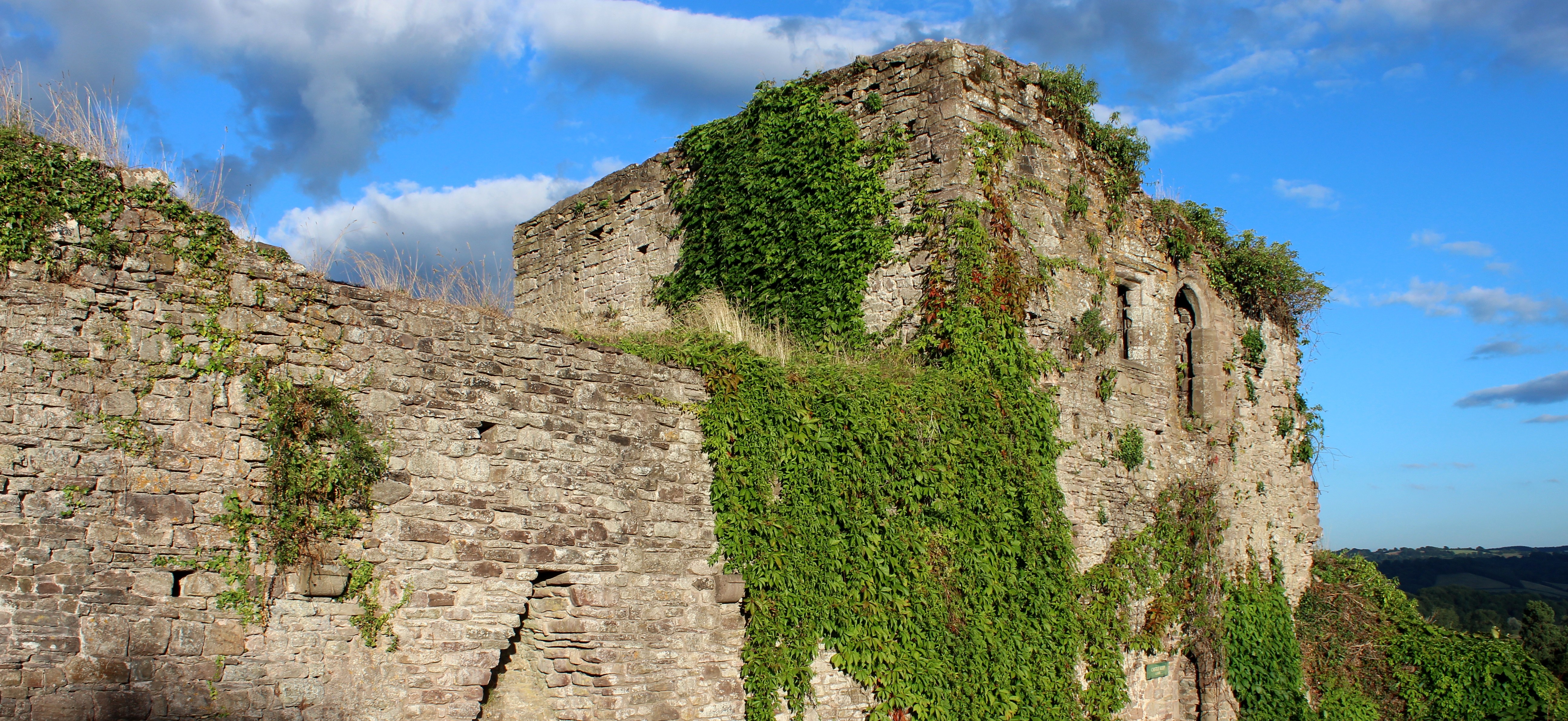 Ruine in Usk, Wales